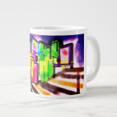 Seahorse love  grote koffiekop (Voorkant rechts)