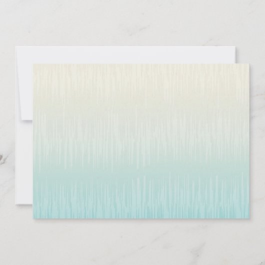 Seahorse Love Nautical Wedding Save the Date (Achterkant)