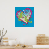 Seahorse Love Poster (Keuken)