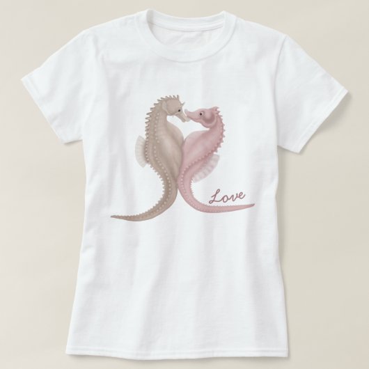Seahorse Love T-shirt (Design voorkant)