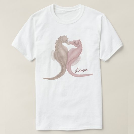 Seahorse Love T-shirt (Design voorkant)