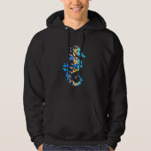 Seahorse Mannen Hoodie (Voorkant)