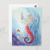 Seahorse merBaby's! Briefkaart (Voorkant / Achterkant)