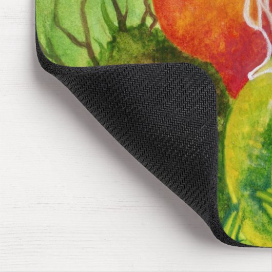 Seahorse mermaid fantasy Mousepad Muismat (Hoek)