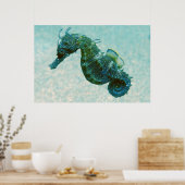 Seahorse met korte naam | Krim, Rusland Poster (Keuken)