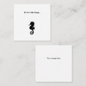 Seahorse Mini Bedankt voor je briefkaart (Voorkant / Achterkant)