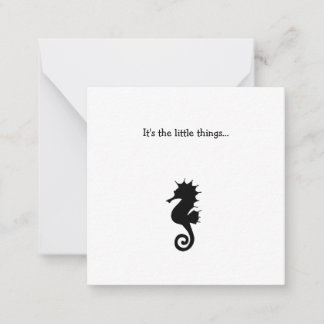 Seahorse Mini Bedankt voor je briefkaart