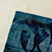 Seahorse - Mixed Media Strandlaken (In situ)