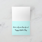 Seahorse Moederdag Kaart (Binnen)