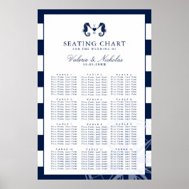 Seahorse | Nautical Wedding | Zitschaart Poster