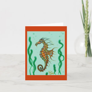 Seahorse Note-Kaart Kaart
