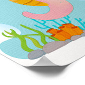 Seahorse Nursery Print Animal Kinder Room Poster (Hoek)