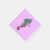Seahorse, Ocean Life, Vector Art Cocktail Napkin Servet (Hoek)