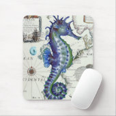 Seahorse Old Map Muismat (Met muis)