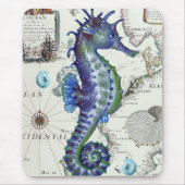 Seahorse Old Map Muismat (Voorkant)