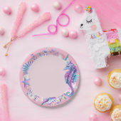 Seahorse or Mermaid Birthday Party Bord (Feest)