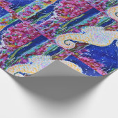 Seahorse Painting Cadeaupapier (Hoek)