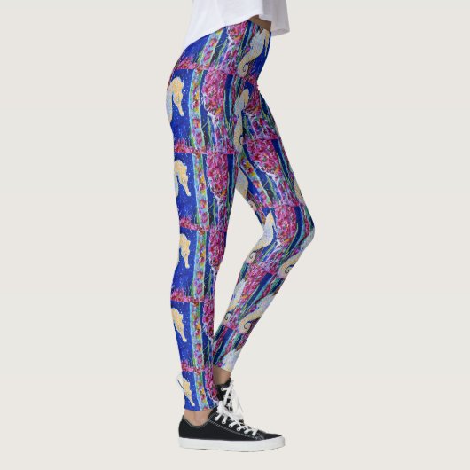 Seahorse Painting Leggings (Rechts)