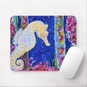 Seahorse Painting Muismat (Met muis)