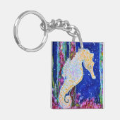 Seahorse Painting Sleutelhanger (Voorkant Links)