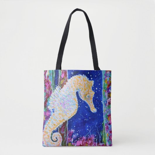 Seahorse Painting Tote Bag (Voorkant)