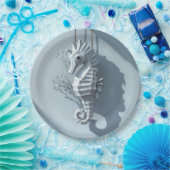 Seahorse Papieren Bordje (Feest)