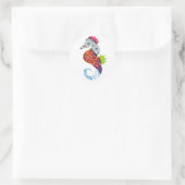 Seahorse Patchwork Pet Stickers (Tas)