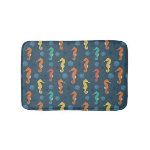 Seahorse Pattern Badmat