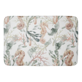 Seahorse Pattern Badmat
