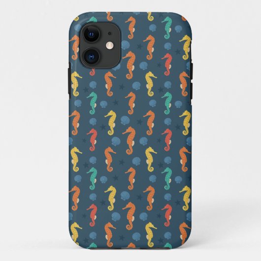 Seahorse Pattern Case-Mate iPhone Case (Achterkant)