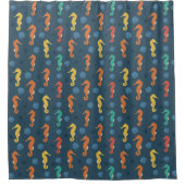 Seahorse Pattern Douchegordijn (Voorkant)