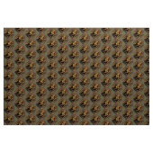 Seahorse Pattern in Copper kleuren Stof (Yard (91,4 cm))