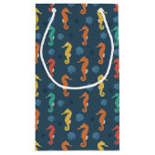 Seahorse Pattern Klein Cadeauzakje (Achterkant)