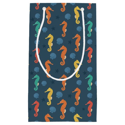 Seahorse Pattern Klein Cadeauzakje (Voorkant)
