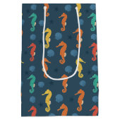 Seahorse Pattern Medium Cadeauzakje (Achterkant)