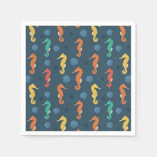 Seahorse Pattern Servet (Voorkant)