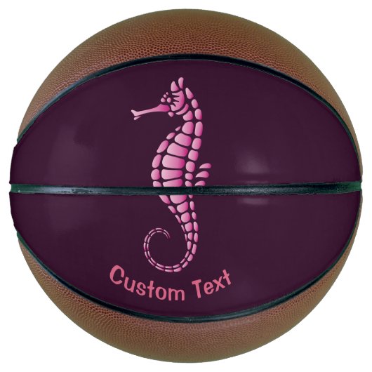 Seahorse Pink Basketbal (Voorkant)