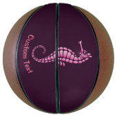 Seahorse Pink Basketbal (Verticaal)