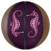 Seahorse Pink Basketbal (Verticaal)