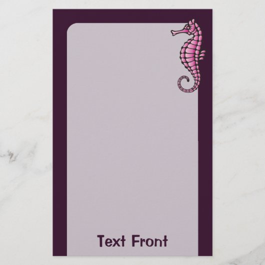 Seahorse Pink Flyer (Voorkant)