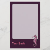 Seahorse Pink Flyer (Achterkant)