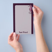 Seahorse Pink Flyer (Hand)