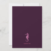 Seahorse Pink Kaart (Achterkant)