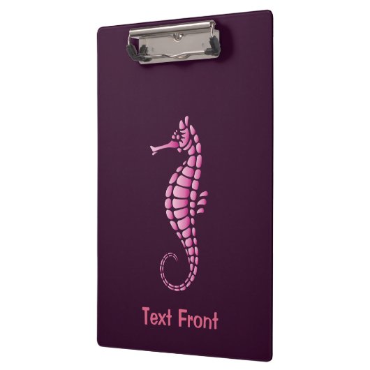 Seahorse Pink Klembord (Links)