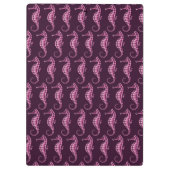 Seahorse Pink Klembord (Achterkant)