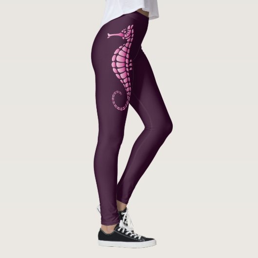 Seahorse Pink Leggings (Rechts)