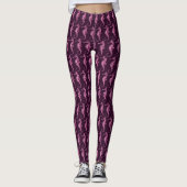 Seahorse Pink Leggings (Voorkant)