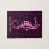 Seahorse Pink Legpuzzel (Horizontaal)