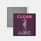 Seahorse Pink Magneet (Voorkant / Achterkant)