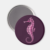 Seahorse Pink Magneet (Voorkant / Achterkant)